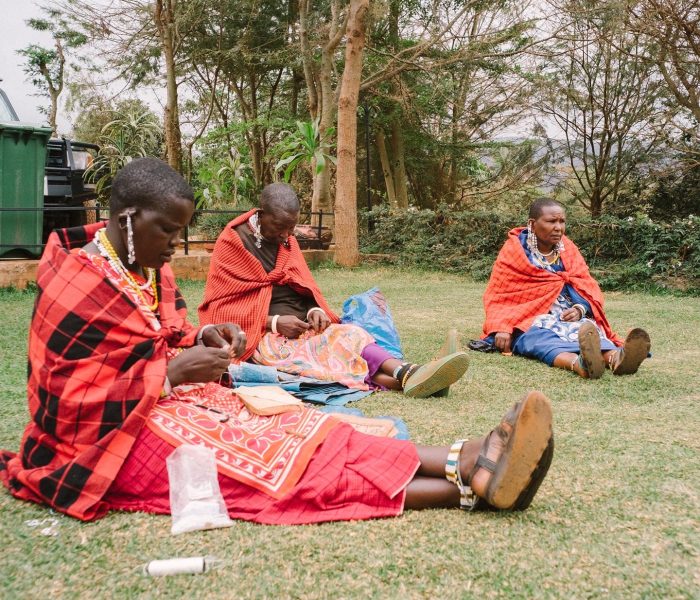 Maasai women group in skills training session