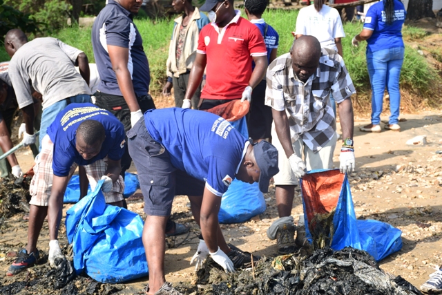 Community clean-up action in Moshi, Kilimanjaro region